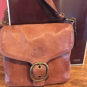Coach brown leather purse
